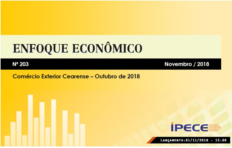 Exportações cearenses crescem 10,6% de janeiro a outubro 2018 e atingem US$ 1,8 bilhão