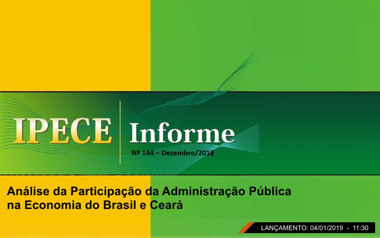 Estudo do Ipece analisa participação da administração pública na economia