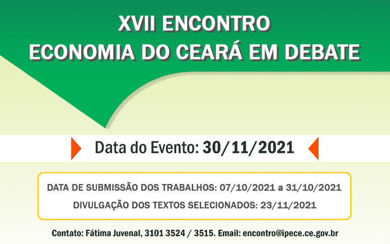 XVII Encontro Economia do Ceará em Debate