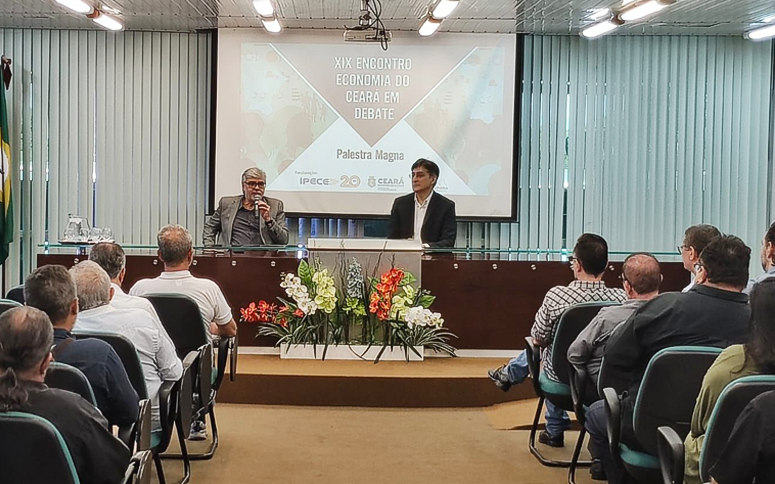 Hugo Figueirêdo destaca importância do Cipp no Encontro Economia do Ceará em Debate