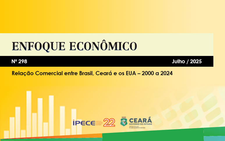Estudo do Ipece analisa o comércio exterior com EUA diante da taxação de 50% das exportações brasileiras