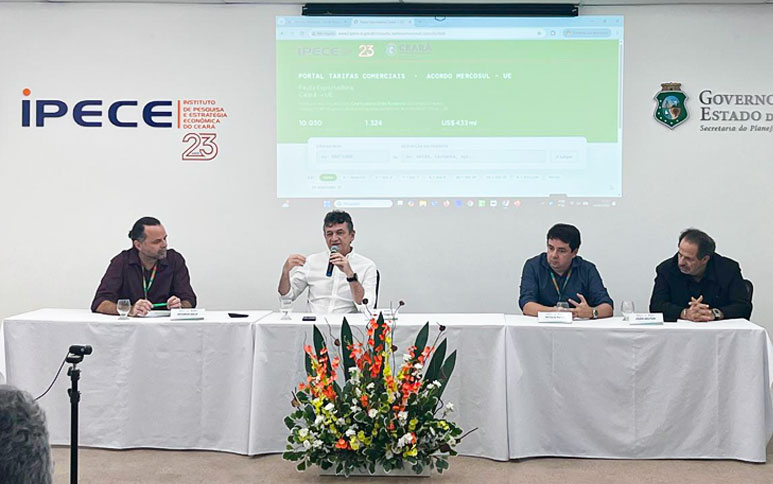 Portal inédito do Ipece permite consultar tarifas do produtos exportados pelo Ceará para União Europeia