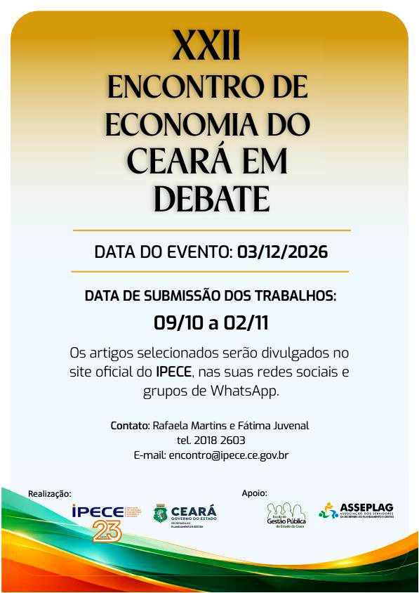 XII Encontro de Economia do Ceará em Debate